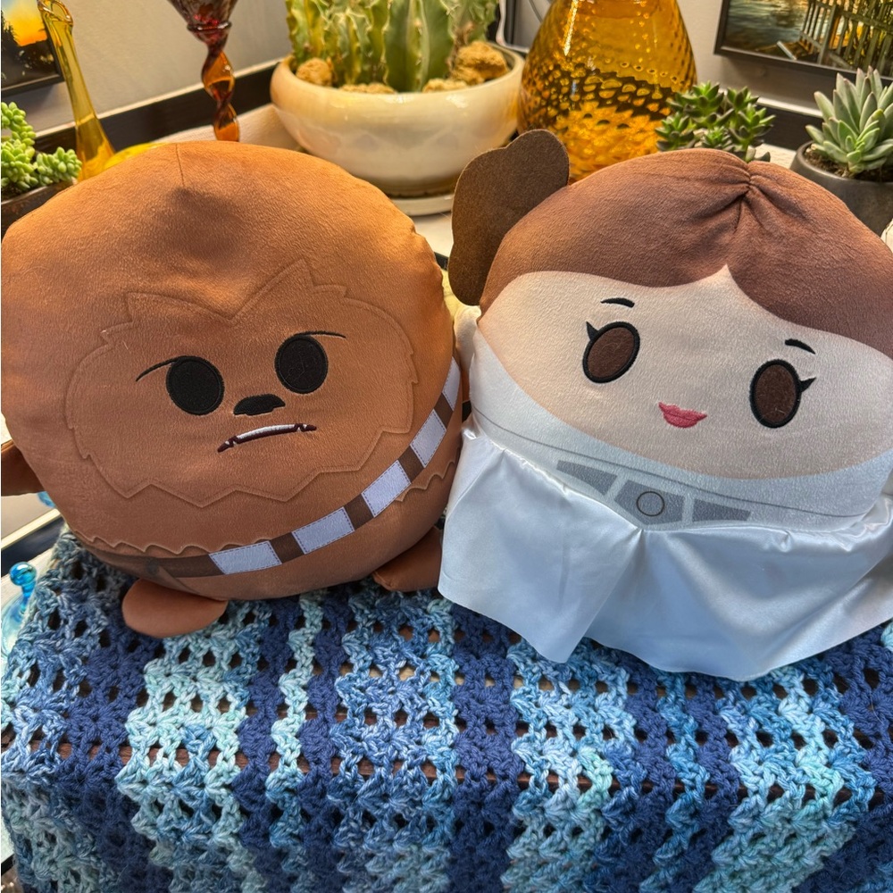Mattel Cutopia Star Wars Chewbacca & Princess Leia